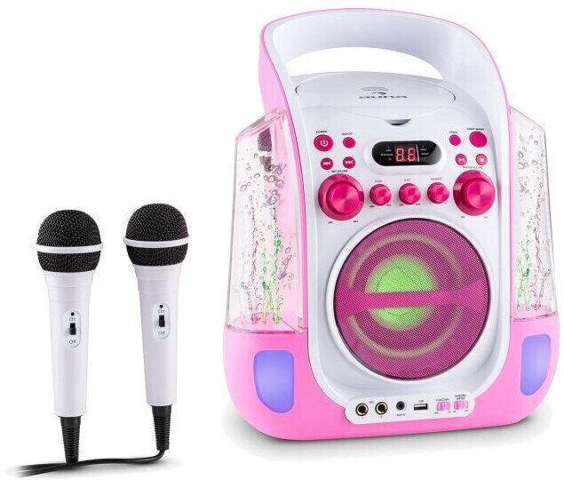 Karaoke-System Auna Kara Liquida Karaoke-System Rosa