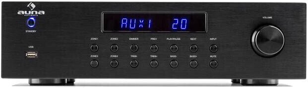 Amplificateur de puissance Hi-Fi Auna AV2-CD850BT Noir