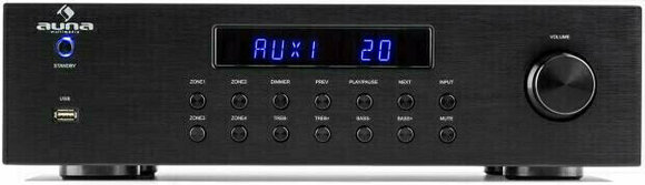 Amplificateur de puissance Hi-Fi Auna AV2-CD850BT Noir - 1