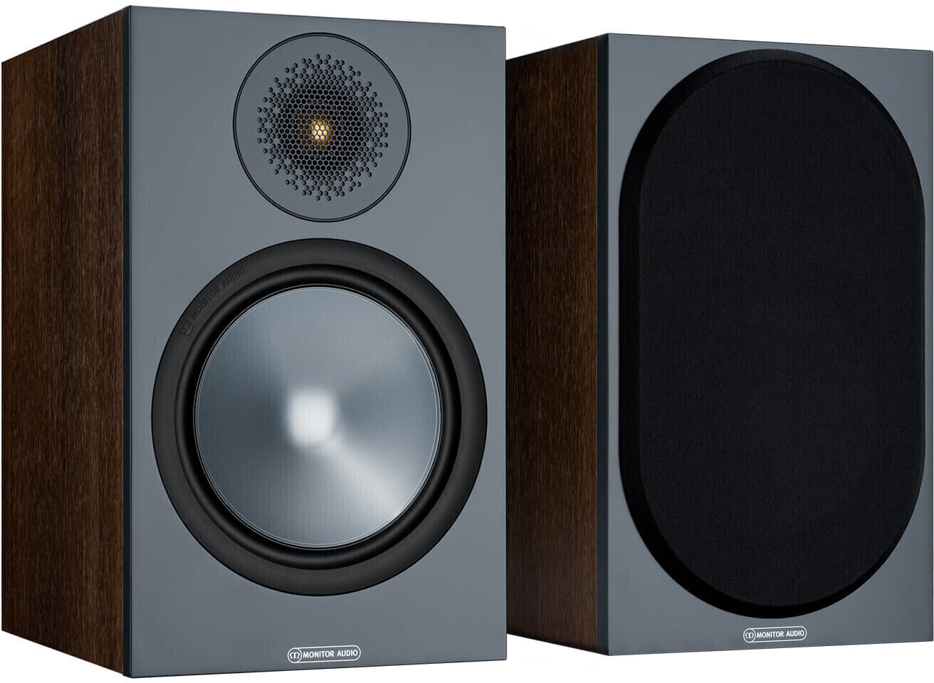 Coluna de prateleira Hi-Fi Monitor Audio Bronze 100 Coluna de prateleira Hi-Fi Walnut