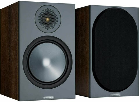 Coluna de prateleira Hi-Fi Monitor Audio Bronze 100 Coluna de prateleira Hi-Fi Walnut - 1