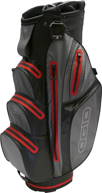 Golf Bag Ogio Aquatech Blk/Chr/Rd 18 Cart