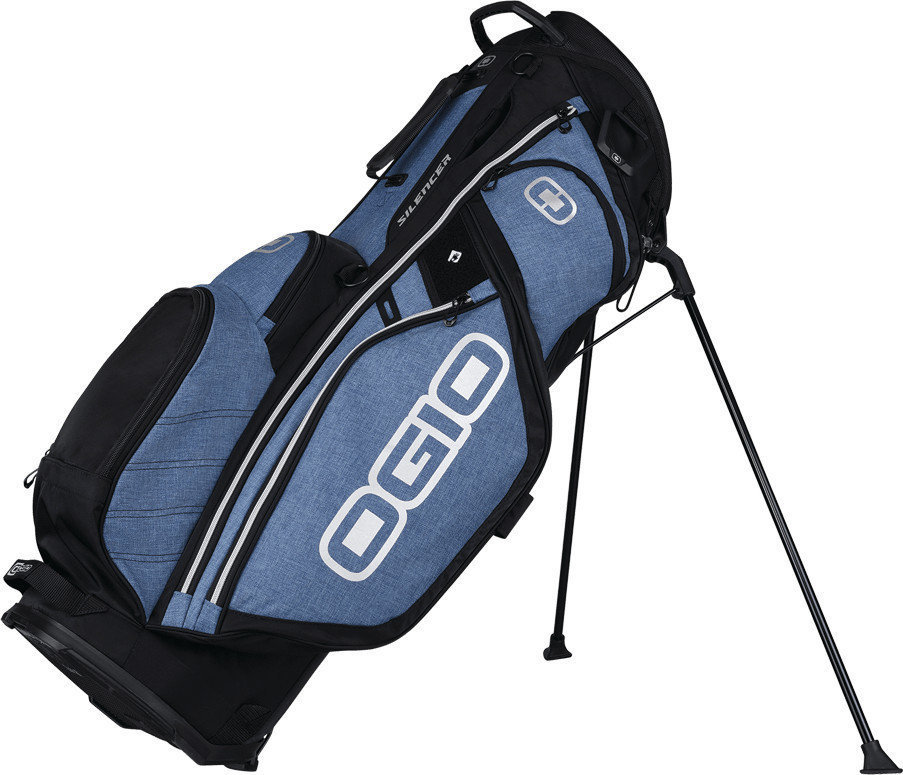 Golfbag Ogio Silencer Blue Static 18 Stand