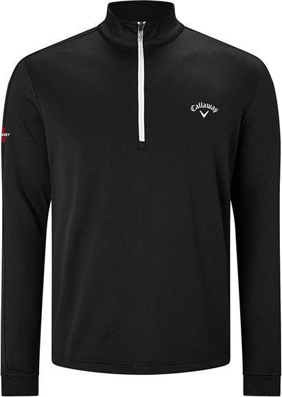 Hoodie/Sweater Callaway Stretch Waffle Pullover Caviar S Mens