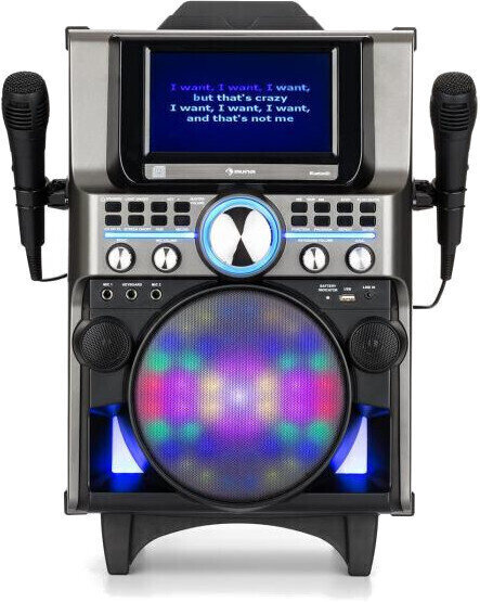 Karaoke systém Auna Pro DisGo Box 360 Karaoke systém Černá