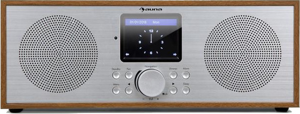 auna Silver Star Radio estéreo Internet DAB+/FM WiFi Bluetooth DAB