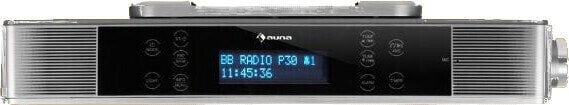 Konyhai rádió Auna KR-140 DAB + Silver Konyhai rádió