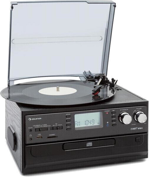 Kit Turntable Auna Oakland Black Kit Turntable