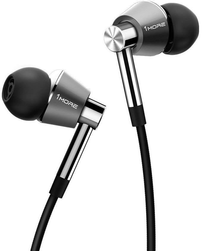 Ecouteurs intra-auriculaires 1more Triple Driver Silver
