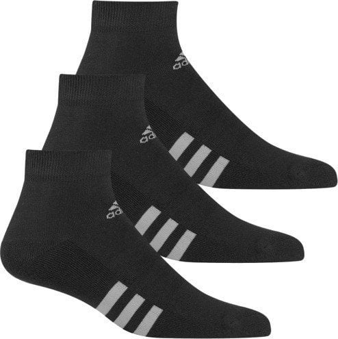Ponožky Adidas 3-Pack Ankle Black Mens 6-10