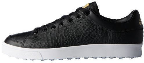 Junior buty golfowe Adidas Adicross Classic Junior Buty Do Golfa Core Black/Core Black/Footwear White UK 2