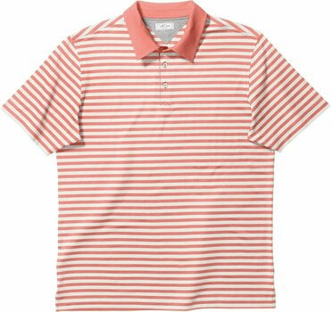 Camiseta polo Adidas Adipure Premium Bold Stripe Polo Sun Glow M - 1