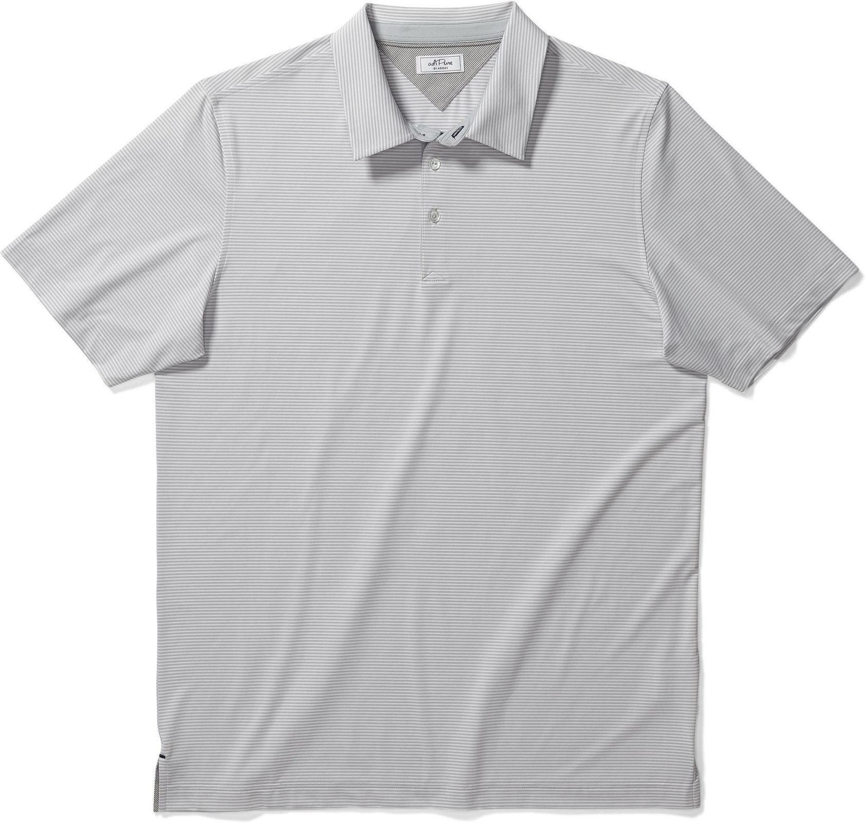 Риза за поло Adidas Adipure Classic Stripe Polo Clear Onix M