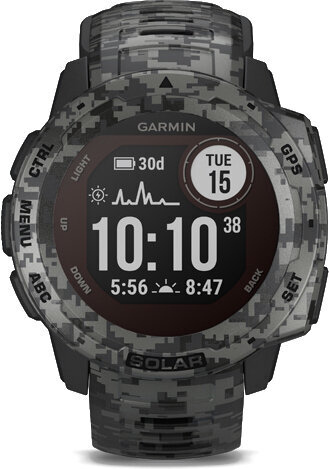 Smartwatches Garmin Instinct Solar Graphite Camo Smartwatches