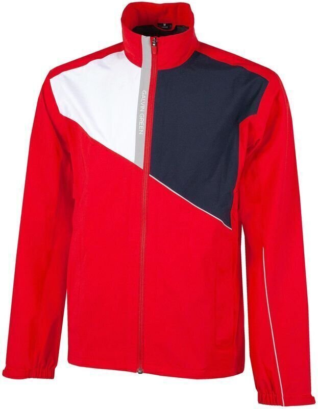 Waterproof Jacket Galvin Green Apollo Red/White/Navy/Cool 2XL