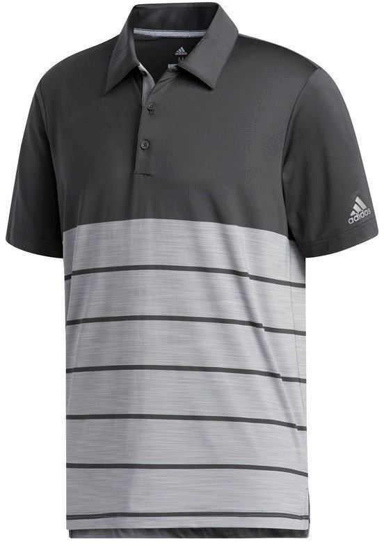 Риза за поло Adidas Ultimate365 Heathered Block Polo Carbon L