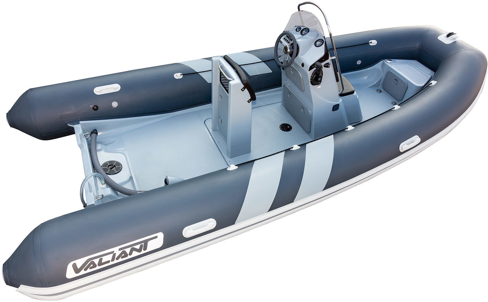 Inflatable Boat Valiant Inflatable Boat Sport PVC 550 cm Dark Grey