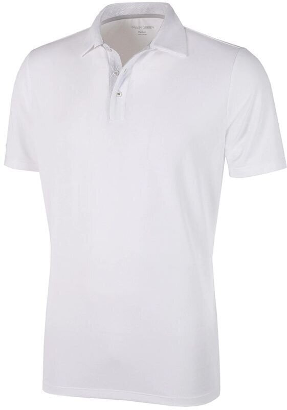 Polo-Shirt Galvin Green Milan White S