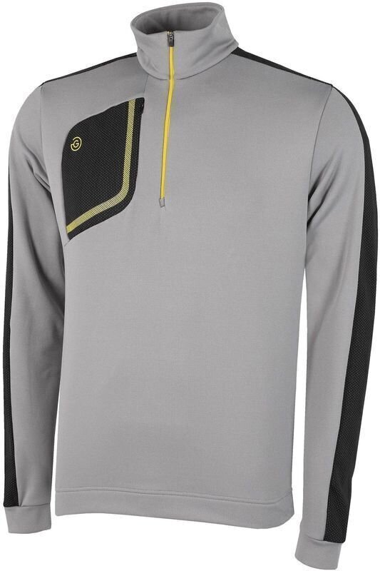 Pulover s kapuco/Pulover Galvin Green Dwight Sharkskin/Black/Yellow XL
