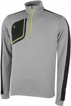 Pulover s kapuco/Pulover Galvin Green Dwight Sharkskin/Black/Yellow XL - 1