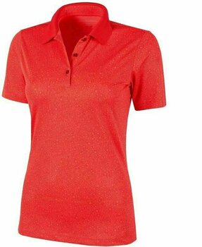 Tricou polo Galvin Green Madelene Red/Lipgloss Red XL - 1