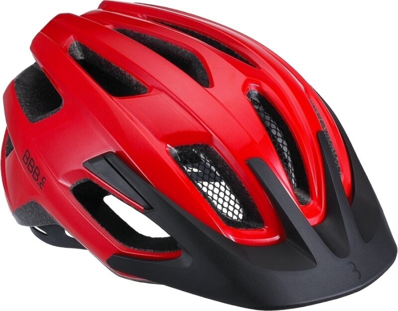 Kask rowerowy BBB Kite MTB/Road Shiny Red L Kask rowerowy