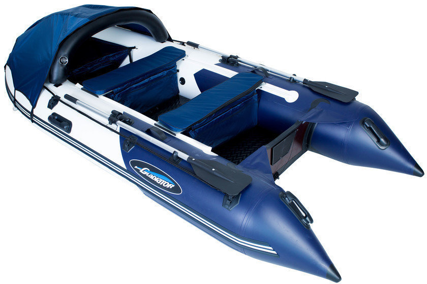 Uppblåsbar båt Gladiator Uppblåsbar båt C420AL 420 cm Vit-Blue