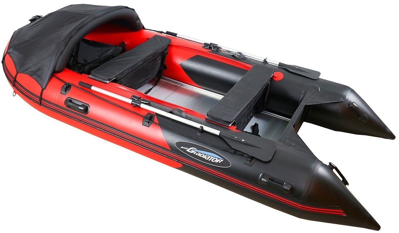 Opblaasbare boot Gladiator Opblaasbare boot C420AL 2022 420 cm Red-Zwart
