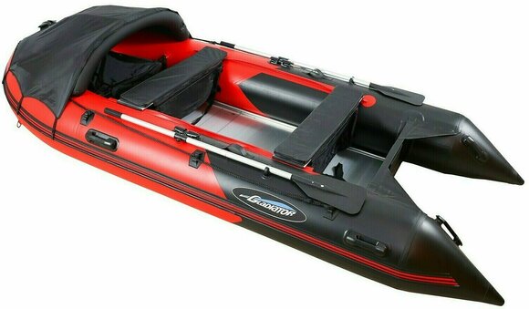 Uppblåsbar båt Gladiator Uppblåsbar båt C420AL 2022 420 cm Red-Svart - 1