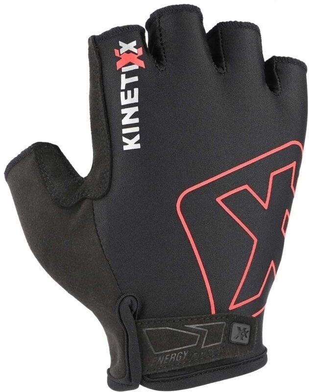 Kolesarske rokavice KinetiXx Lou Črna-Rdeča 8,5 Kolesarske rokavice