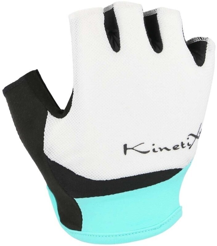 Kolesarske rokavice KinetiXx Liz White/Turquoise 7,5 Kolesarske rokavice