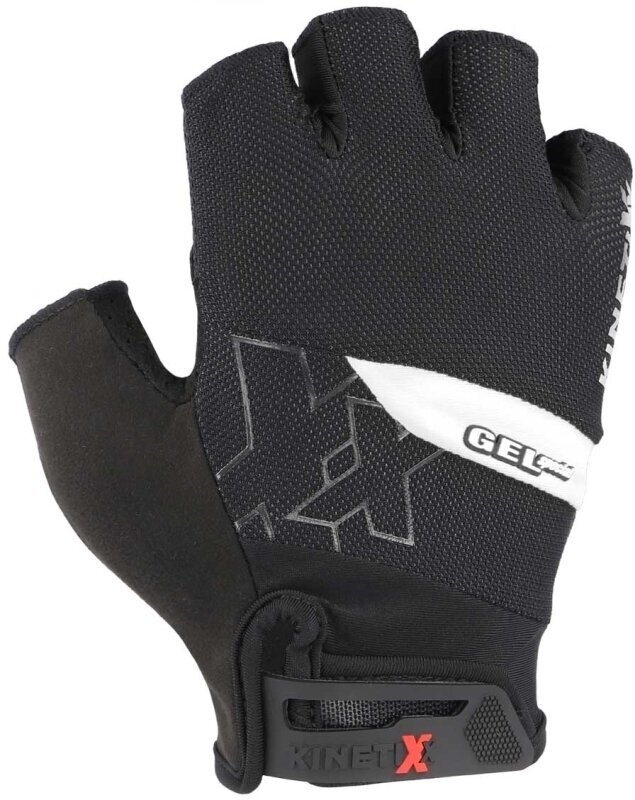 Bike-gloves KinetiXx Lando Black-White 7 Bike-gloves