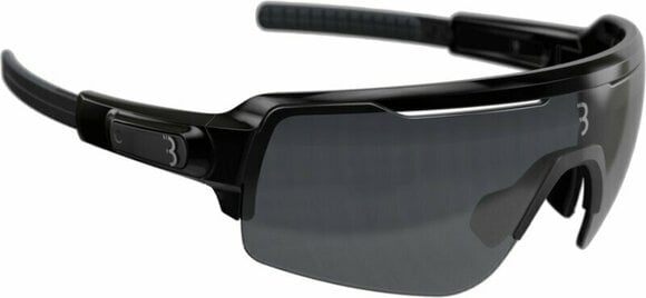 Cycling Glasses BBB Commander Shiny Black Cycling Glasses - 1