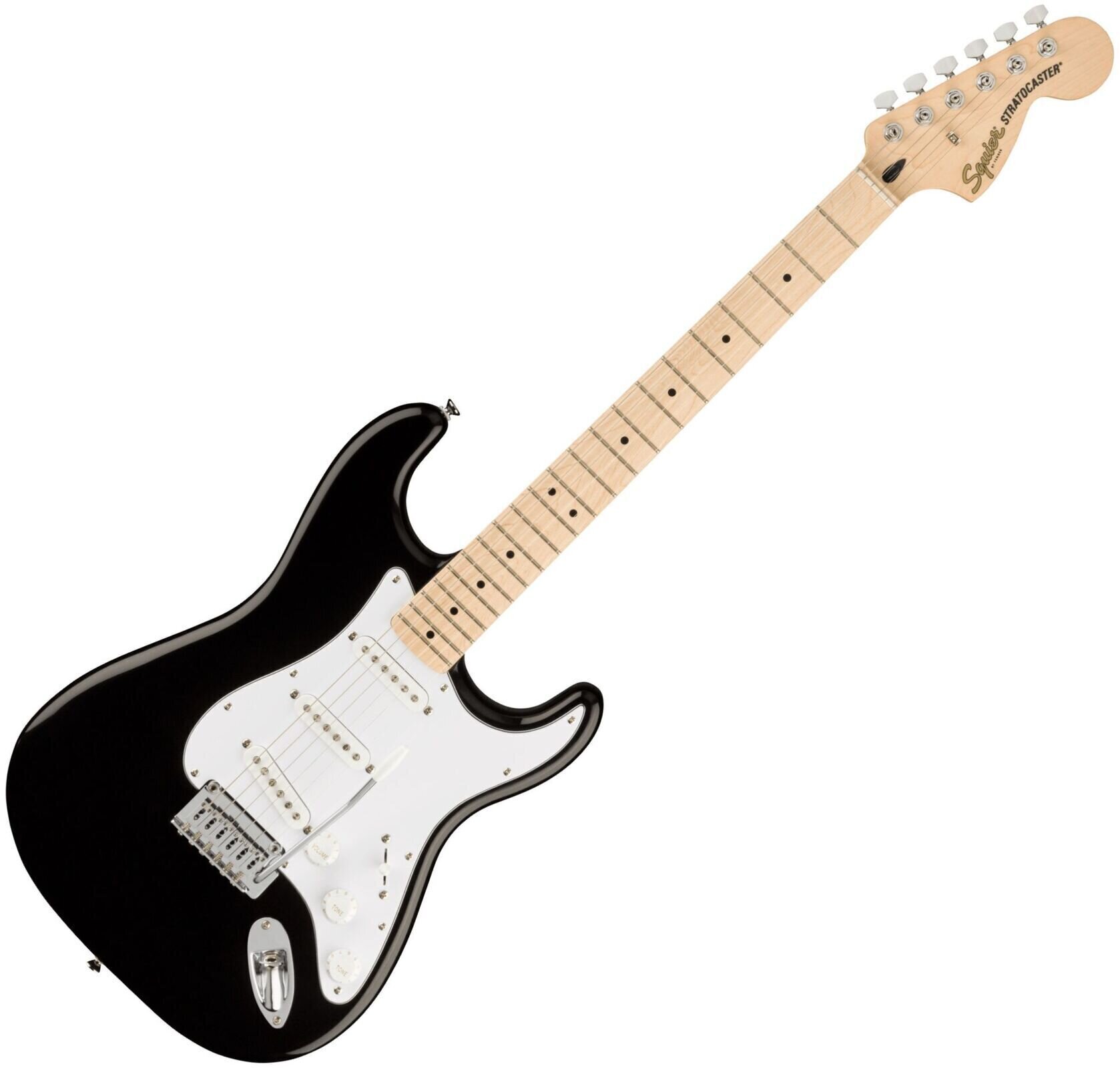E-Gitarre Fender Squier Affinity Series Stratocaster MN WPG Schwarz
