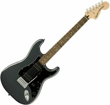 Electric guitar Fender Squier Affinity Series Stratocaster HH LRL BPG Charcoal Frost Metallic - 1