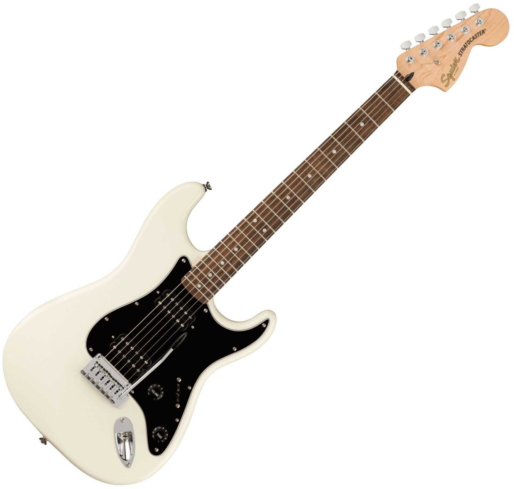 Guitare électrique Fender Squier Affinity Series Stratocaster HH LRL BPG Olympic White