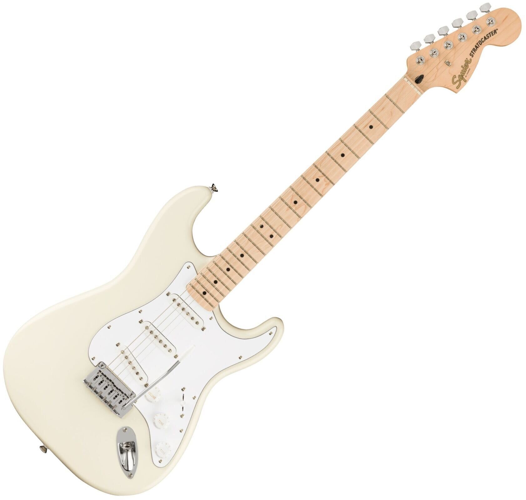 Electric guitar Fender Squier Affinity Series Stratocaster MN WPG Olympic White