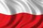 Национално знаме Talamex Poland Национално знаме 30 x 45 cm