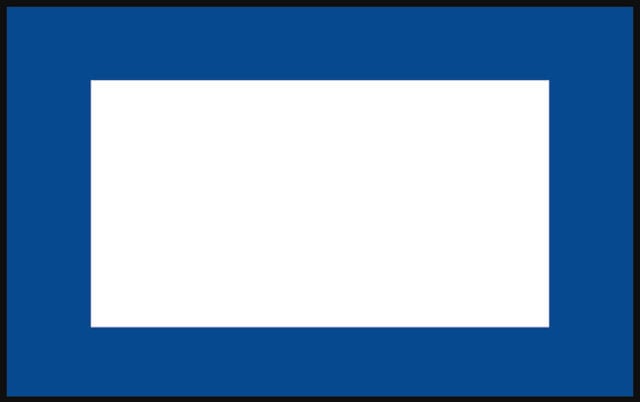 Flaga sygnalizacyjna Talamex P Flaga sygnalizacyjna 30 x 36 cm