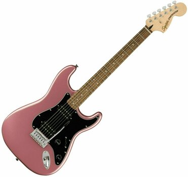 Electric guitar Fender Squier Affinity Series Stratocaster HH LRL BPG Burgundy Mist - 1