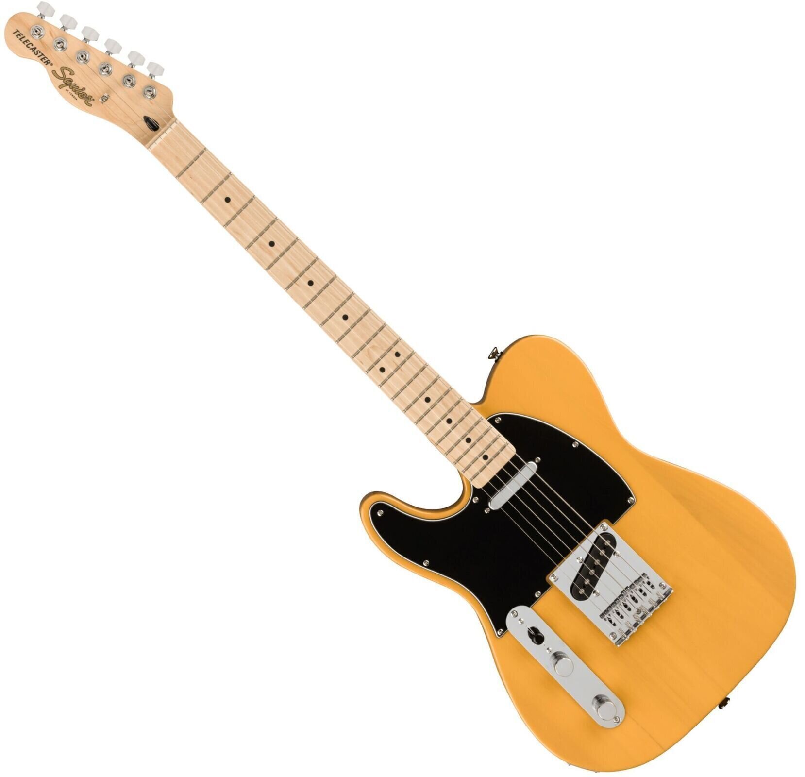 Guitare électrique Fender Squier Affinity Series Telecaster LH MN BPG Butterscotch Blonde