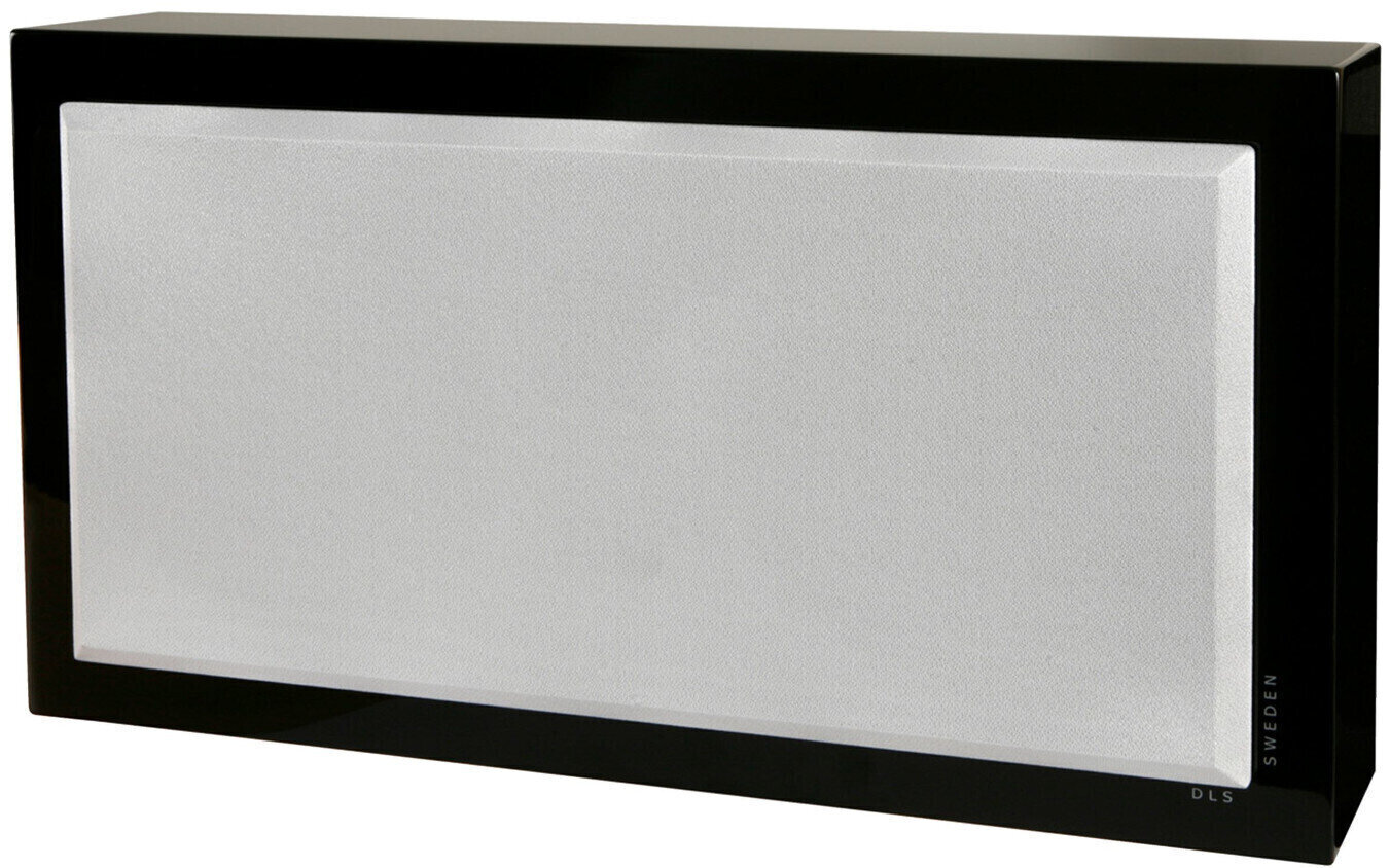 Hi-Fi mur caisson de basses DLS Flatsub Stereo One Piano Black Hi-Fi mur caisson de basses