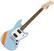 Electric guitar Fender Squier FSR Bullet Competition Mustang HH LRL WPG Daphne Blue