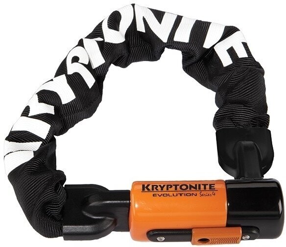 Cykellås Kryptonite Evolution Orange/Black 55 cm