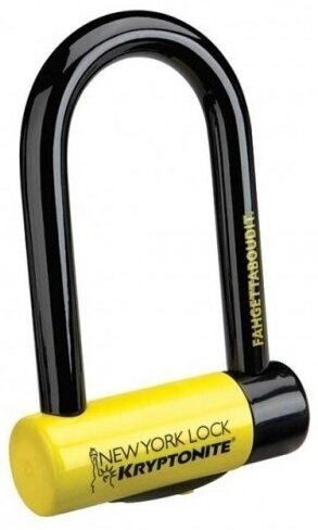 Велосипедна ключалка Kryptonite New York Yellow/Black