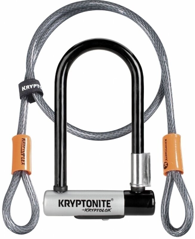 Аксесоари за велосипеди > Велосипедни брави Kryptonite Kryptolok Mini-7 W/ Flex – 82x178mm