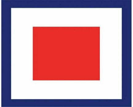 Signalflagge Talamex W Signalflagge 30 x 36 cm - 1
