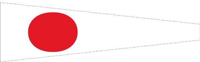 Flaga sygnalizacyjna Talamex Nr.1 Flaga sygnalizacyjna 30 x 36 cm