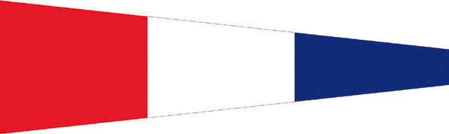 Signaalvlag Talamex Nr.3 Signaalvlag 30 x 36 cm