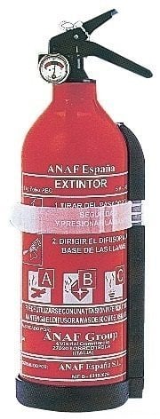Boat Fire Extinguisher Osculati Powder extinguisher 1 kg 5A 34B C